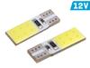 VISION W5W (T10) 12V 2x COB LED Bulb, CANBUS, white, 2 pcs.
