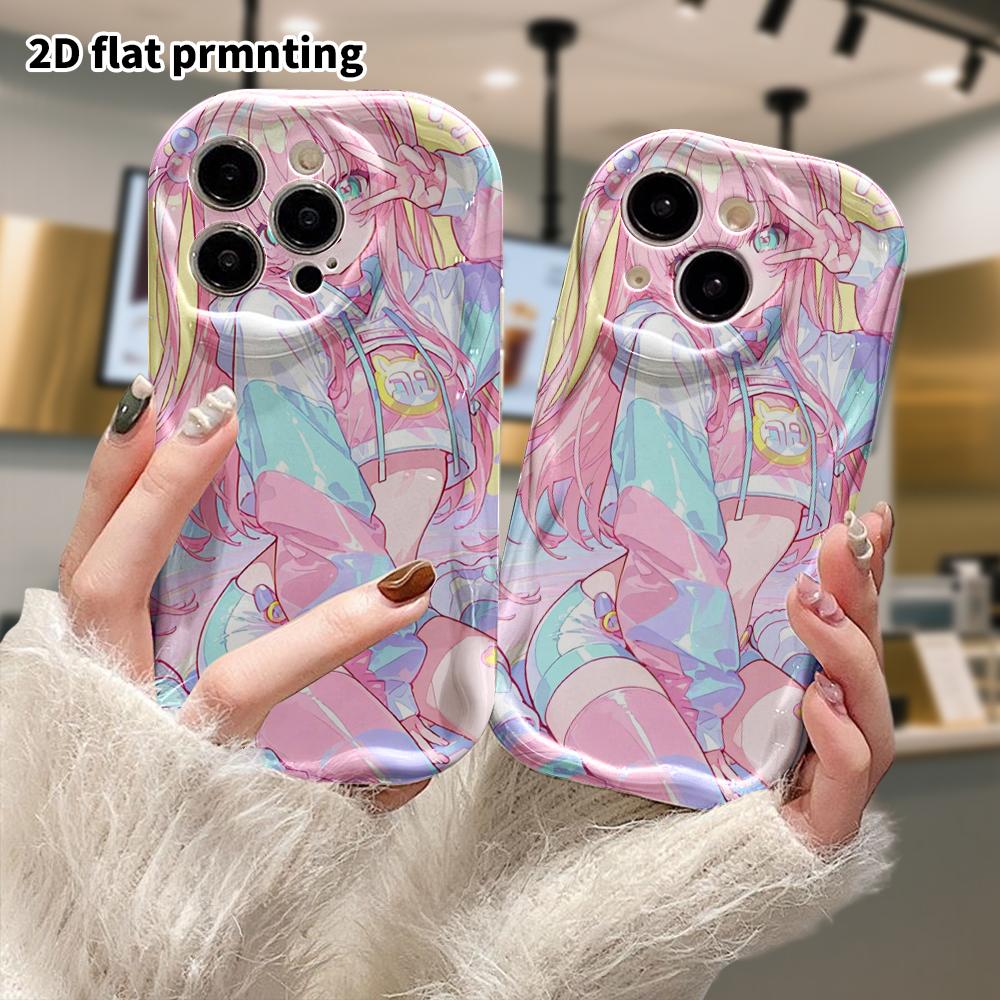 Phone Case: 2D Flat Design, Suitable for iPhone 18 17 16 15 14 13 12 Pro Protective Case, Phone Decoration, Pastel Trendy Style, Halloween and Christm
