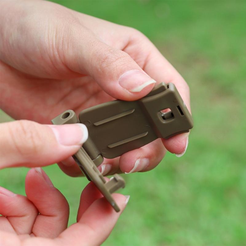 5Pcs Webbing Buckle Connector Fixed Buckle Webbing Clip Accessories Strap Buckle Button Backpack Connecting Buckle Set