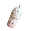 Huisdierenliefhebber Aardewerk Tisane Kop met Samojeed Hond Patroon Oven Vaatwasserbestendig Perfect Cadeau Concept