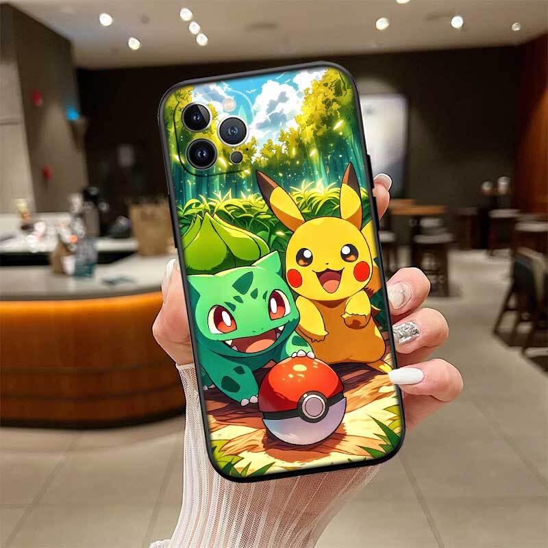 POKEMON Cartoon Case for Samsung Note 20 10 S25 Plus Ultra Lite FE M20 M21 M30 M31 M51 A11 A26 A51 A52 A53 A56 A70 A71 A72 A73