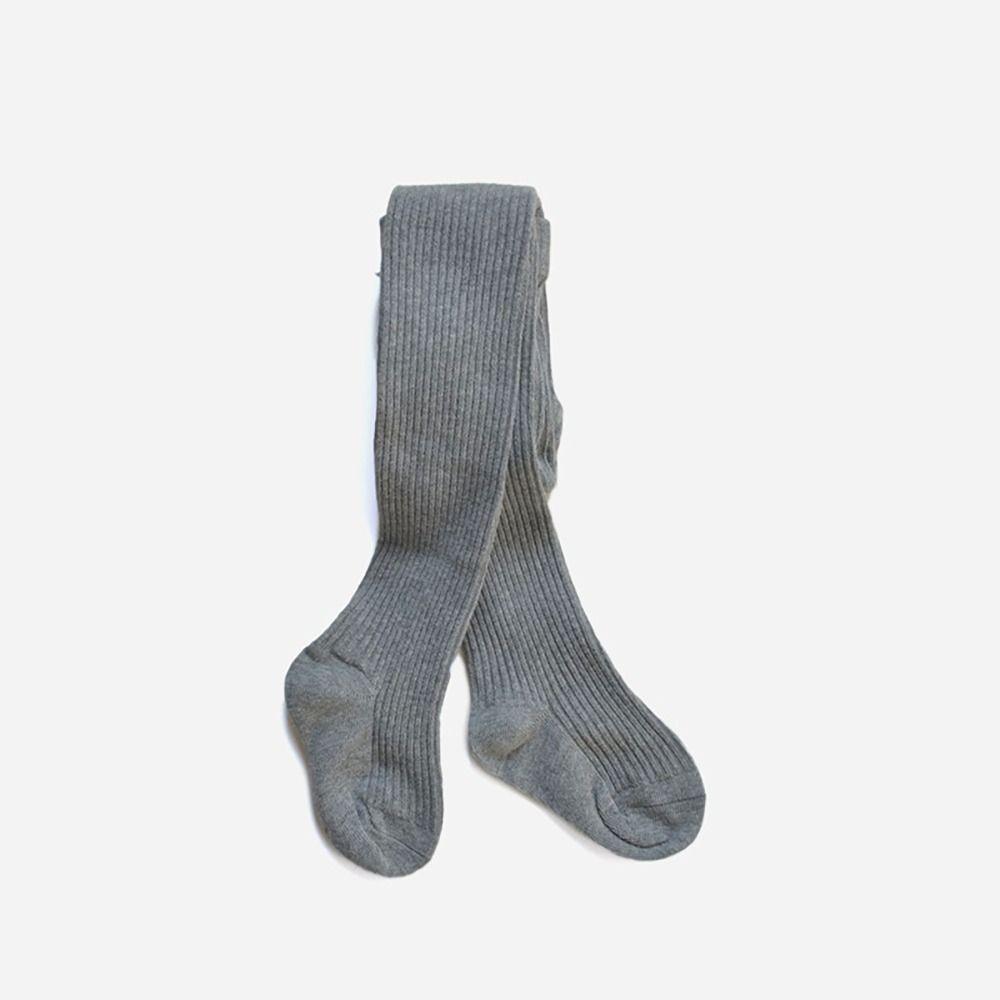 Solid Cotton Knitted Pantyhose Soft Kids Stocking 2023 New Children Tights  Spring Autumn