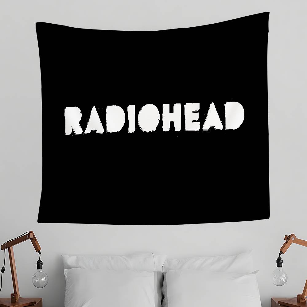 

Band RRadioheadS Tapestry Wall Hanging Tapestry Art Deco Blanket Curtain Hanging At Home Bedroom Living Room Decor 74x94cm(29x37in)