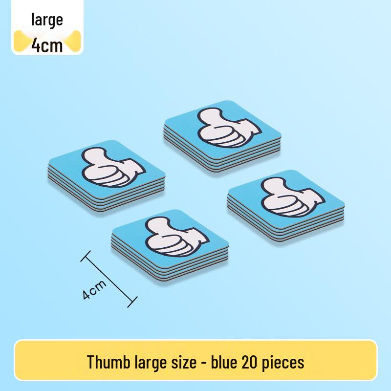 Magnetic Blackboard Stickers: Kids' Reward Magnets with Cartoon Stars, Flowers, and Smileys for Home & Classroom Whiteboards