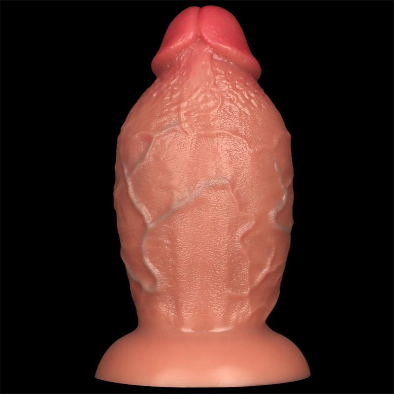 23*10CM Plug anal supradimensionat Penis Silicon lichid Simulare dublă duritate Penis supradimensionat Jucărie sexuală pentru adulți