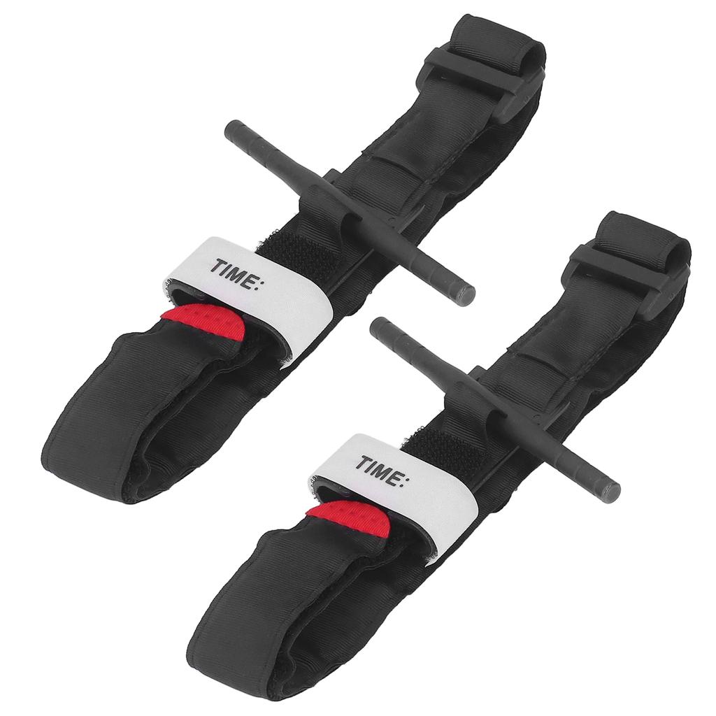 1 Pair Injury Spinning Tourniquet Quick Release Emergency Stop Bleeding Belt for Outdoor Sports
