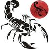 1 Piece 30cm Cute 3D Scorpion Car Stickers Car Styling Vinyl Decal Sticker for Cars Acessories Decoration