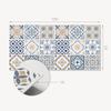 Self-Adhesive Vinyl Panel - Office Wall Decoration 100x50 cm Checkered Mosaic Patterns