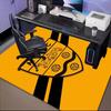Football Crest Printed Office Carpet Chair Cushion  Entryway Rug, Rugs for Living Room, Bedroom Christmas gifts