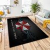 Gioco Sci-Fi Resident Evil, Umbrella Corporation, tappeto morbido, soggiorno di casa, tappetino per sedia da ufficio, zerbino, zerbino tappeto U4