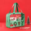 Cartoon Cosmetic Zipper Pouch Waterproof Make Up Organizer Unique Christmas Toiletry Bags  Girls