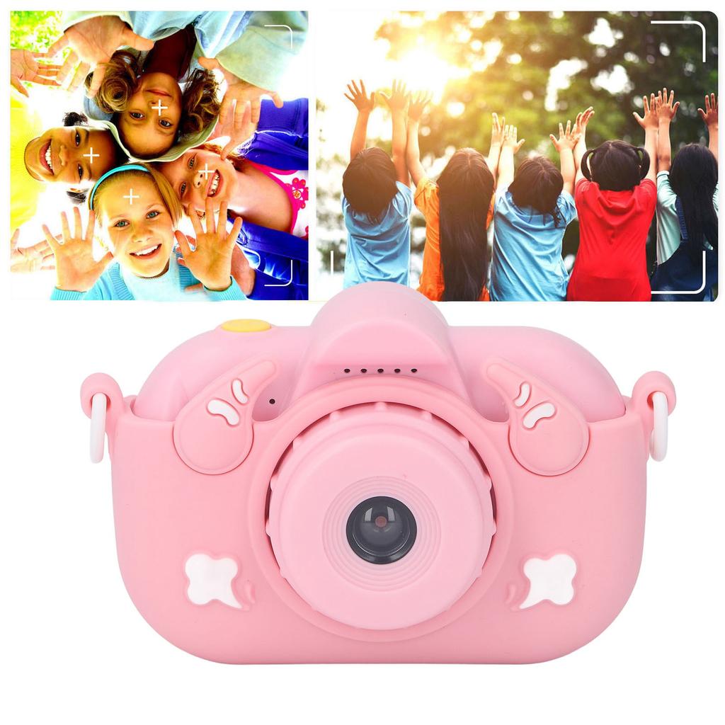 Cute Camera 12MP Digital Video Camera 2in   Screen Multifunctional Front Rr Lens 1080P Selfie Camera for Xmas Gift