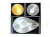 NOUSAKU Katakuchi Medium (1 go) Sake Cups, Tin and Gold, Set of 2, Wrapped in Japanese Paper