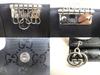 Authentic GUCCI GG Imprimee Black Leather 6 Pics Key Chain #b056  Open box