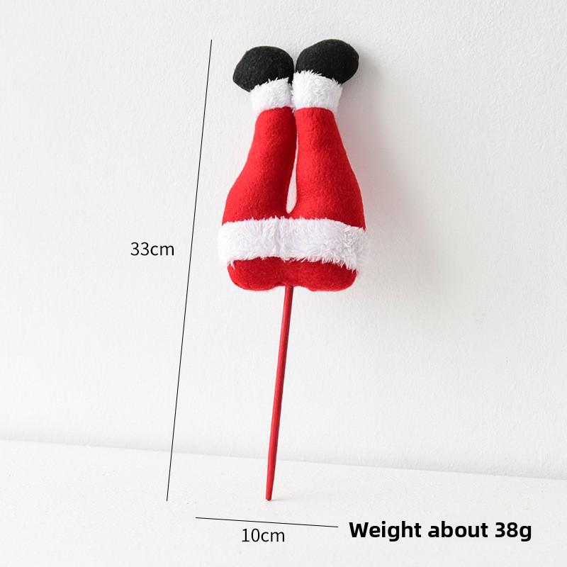 Christmas Decoration Elf Hat Cuttings Decoration Christmas Tree Christmas Elf Stick Christmas Gift