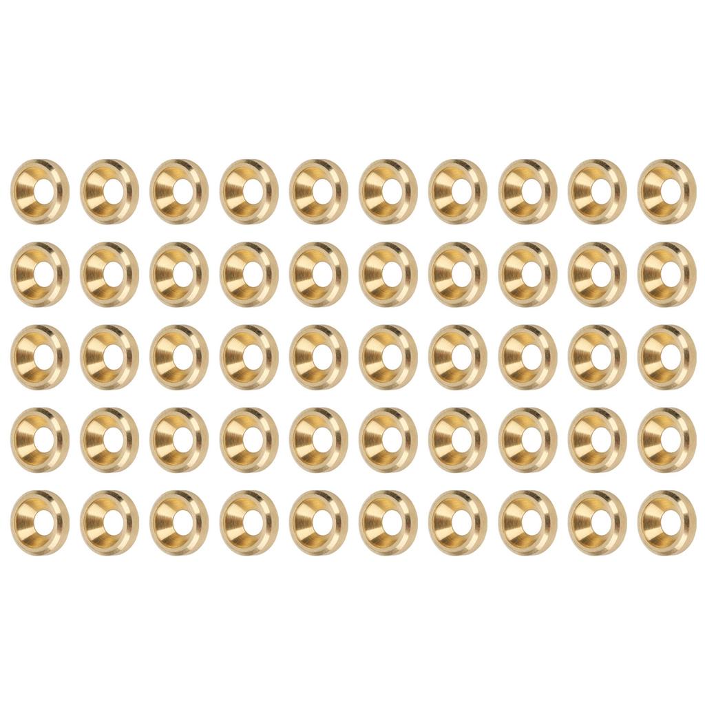 50Pcs Countersunk Screw Washer CNC Pure Copper Flat Head Gasket Industrial SuppliesM6