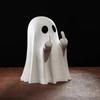 Ghost MiddleFinger Statue Halloween Ghost Statue Props Home Tabletop Decoration 25-26s