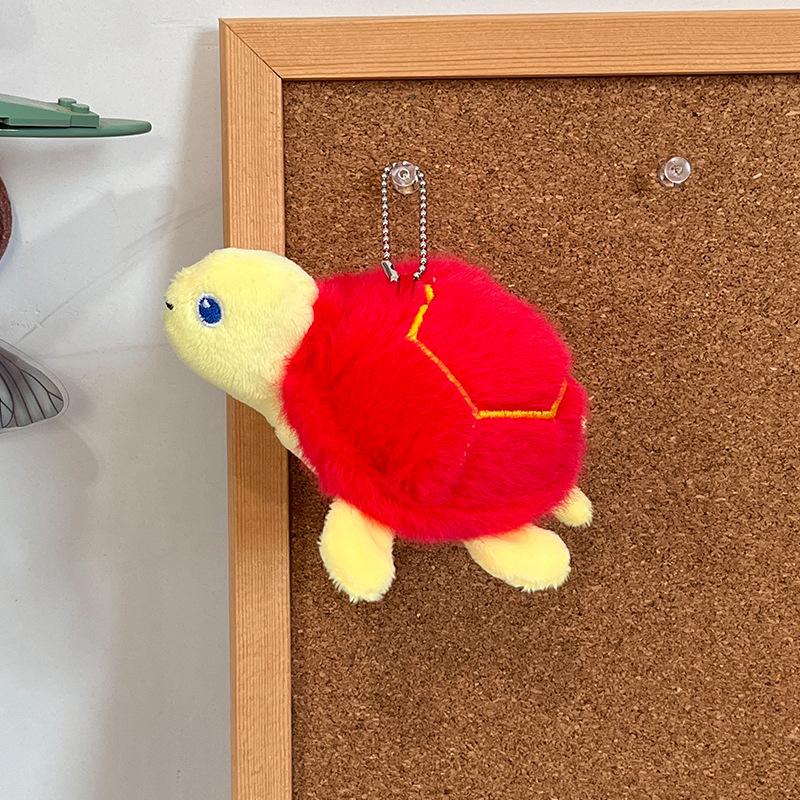 1Pcs Soft Simulation Animal Whale Small Pendant Turtle Ocean Animal Plush Keychain Starfish Pp Cotton Plush Toy Home Decoration