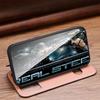 Genuine Leather Clear View Window Phone Case for iPhone 15 14 13 12 11 Pro Max XR XS X 7 8 Plus SE 2020  Magnetic Flip Cover