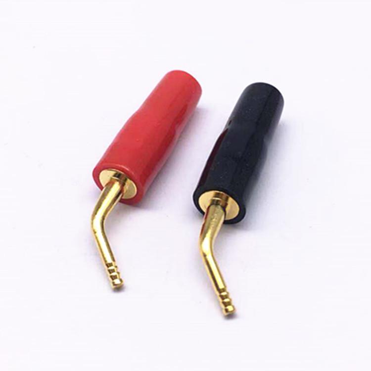 2mm Gold-Plated Copper Banana Plug Terminal for Antique Speaker Wire