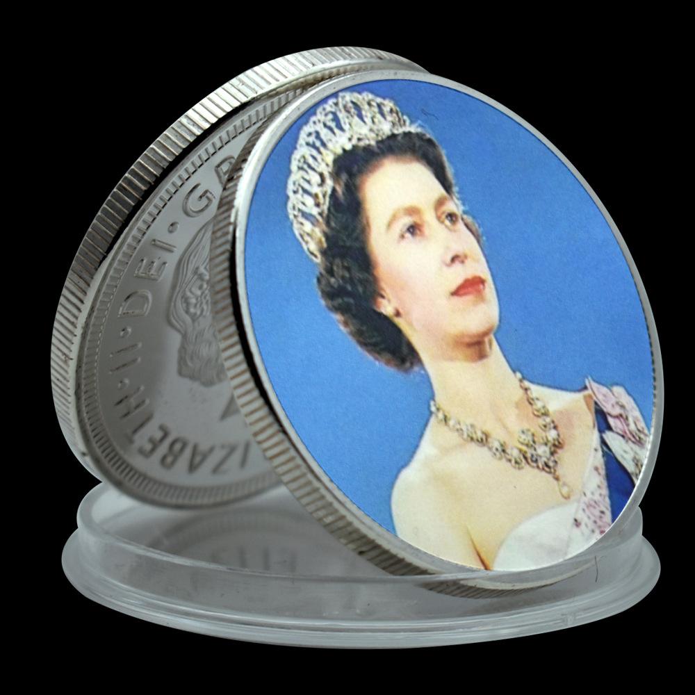 Queen of England, Elizabeth II, Metal Commemorative Coins, 5 Styles, Classic Challenge Coins, Essential Collection for Fans
