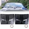 Car Air Flow Intake Hood Scoops Vents Center Side Hood Scoops Decorative Cover Automotive Accessories Easy Installation
