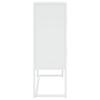 Highboard White 80 x 35 x 100 cm Steel