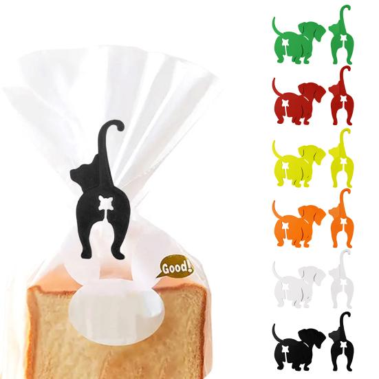 1 Pair Dog Cat Butt Sealing Clip Reusable Snack Bread Food Storage