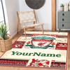 Liverpool Customize Text Area Rug Suitable for Decorate Room Outdoor Kitchen Bedrooms Antislip Carpet Office Home Decor