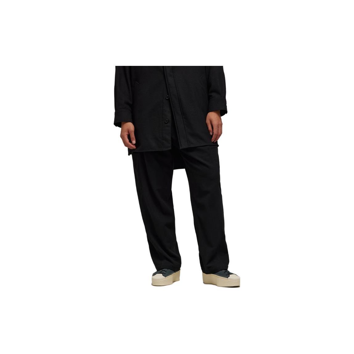 

Y-3 Фланелевая рубашка с длинным рукавом, черные брюки унисекс IL2152 L