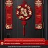 New Home Magnetic Couplets & Fu Character Stickers for Housewarming Ceremony
