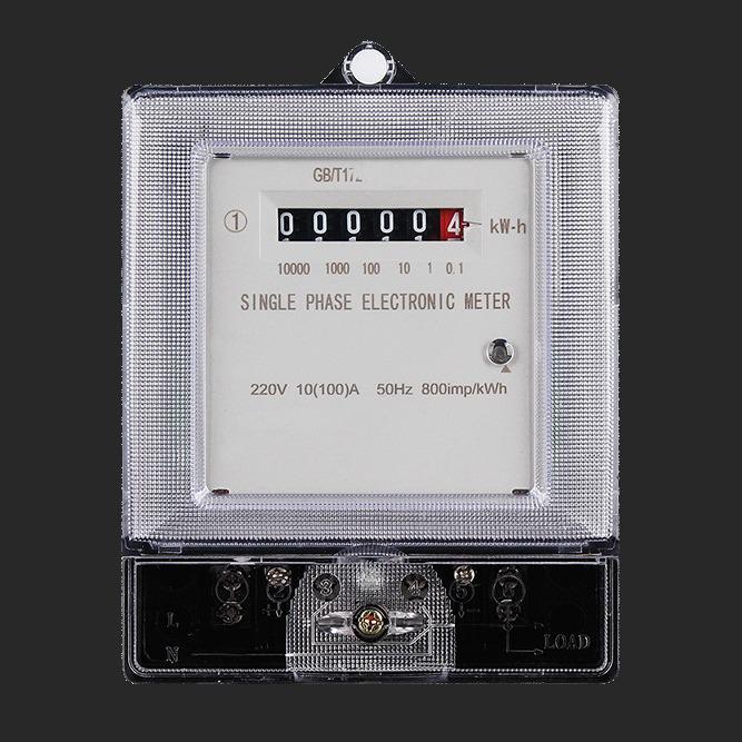 Compteur d'énergie domestique intelligent transfrontalier 220V - Version anglaise