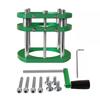 Aluminum Alloy Base 4 Jaw Clamp Compact Dimensions Easy Installation Four Mounting Screws Manual Lifting Mechanism