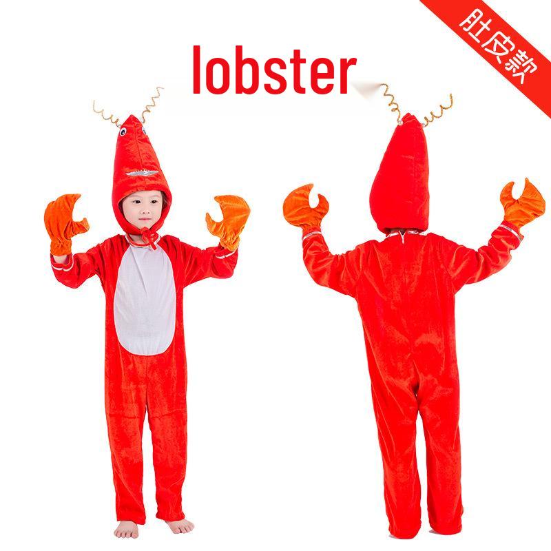 Gray Wolf, Tiger, Lion, Sheep, and Crocodile Kids' Animal Performance Costumes for Shows