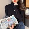 Women's Autumn Winter Pile Collar Sweater Inner Wear Wool High Neck Thickened Warm Slim-Fit Long Sleeve Knitwear