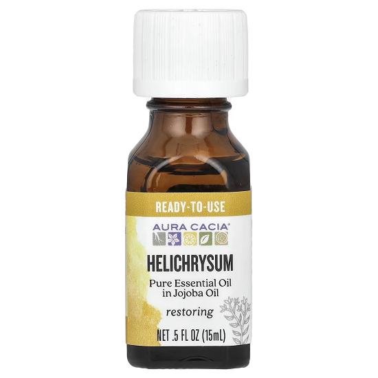 

Pure Essential Oil In Jojoba Oil, Helichrysum, 0.5 Fl Oz (15 Ml)