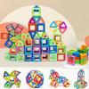 Blocs de construction magnétiques Jouets magnétiques DIY taille moyenne Jouets STEM Jouets de construction Jouets magnétiques éducatifs pour l'apprentissage