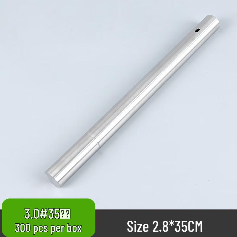 ZISIZ Stainless Steel BBQ Skewer Storage Tube