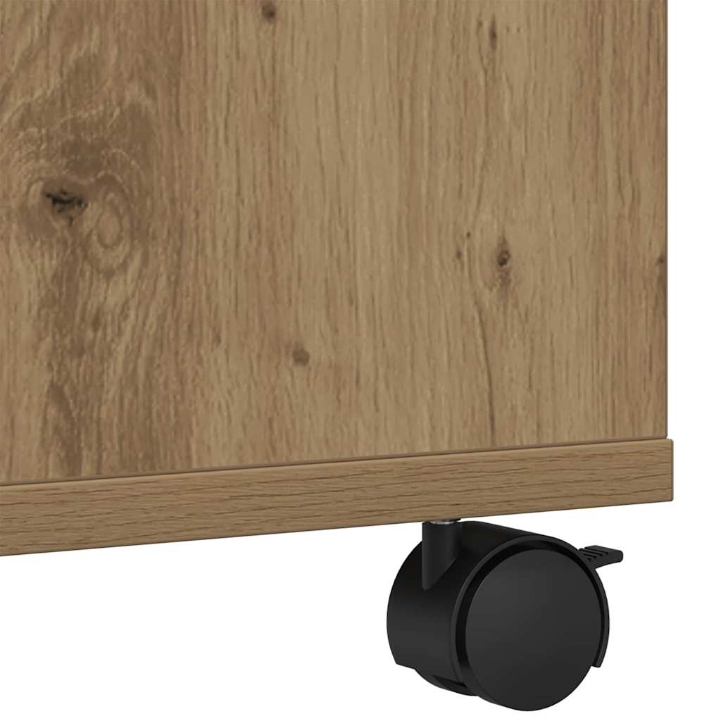 Printer Stand Artisan Oak 60 x 48 x 74 cm Particleboard