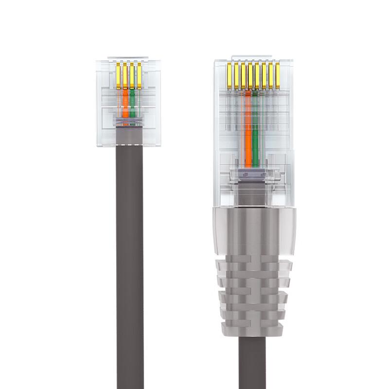 Hengdesheng 4-Core RJ45 to RJ11 Telephone Voice Patch Cable