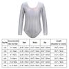 Elastic Dance Leotards Long Sleeve Ballet Dance Outfit Girls Gymnastics Leotards  Performance