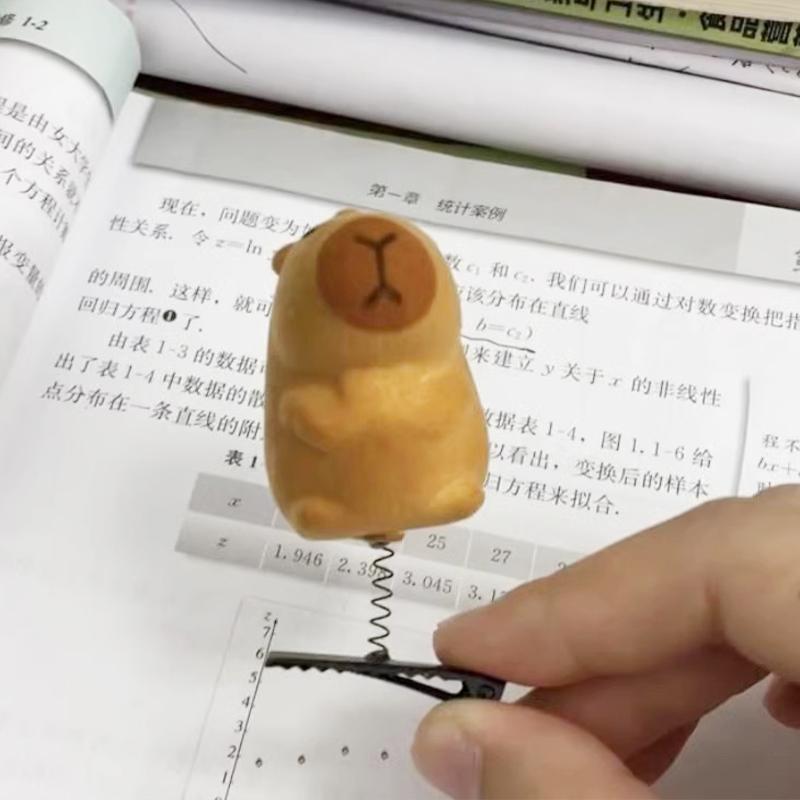 10-100PCS Cartoon Funny Capybara Hairpin 3D Kapibala Plush Hair Pins Cute Animal Headwear Hair Accessories Party Favor Gifts