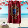 Vibrant Portuguese Heritage Beach Towel Outdoor Camping Beach Towel for Vacation Photos Outdoor Pool Towel Swim Quick-drying Swim Towel Beach