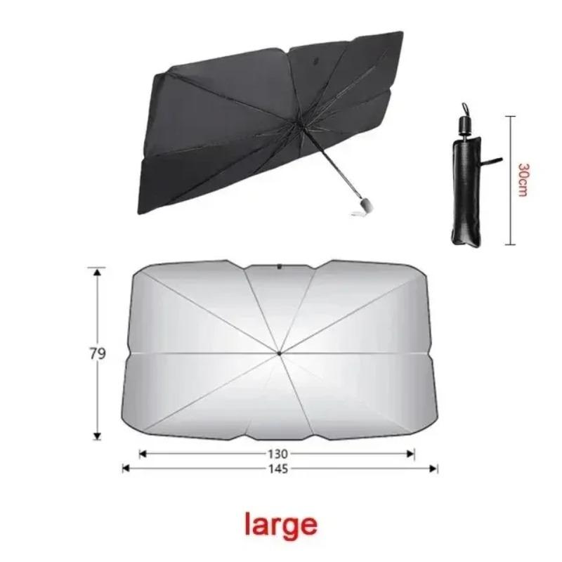 Auto Shading Car Sunshade Umbrella Summer Interior Windshield Protection Curtain Sun Shade Protector Parasol for Vehicle