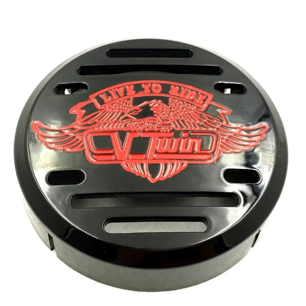 For Motorcycle Kawasaki Vulcan 800 Yamaha V-Star 650 1100 Classic Silverado BLACK Horn Cover
