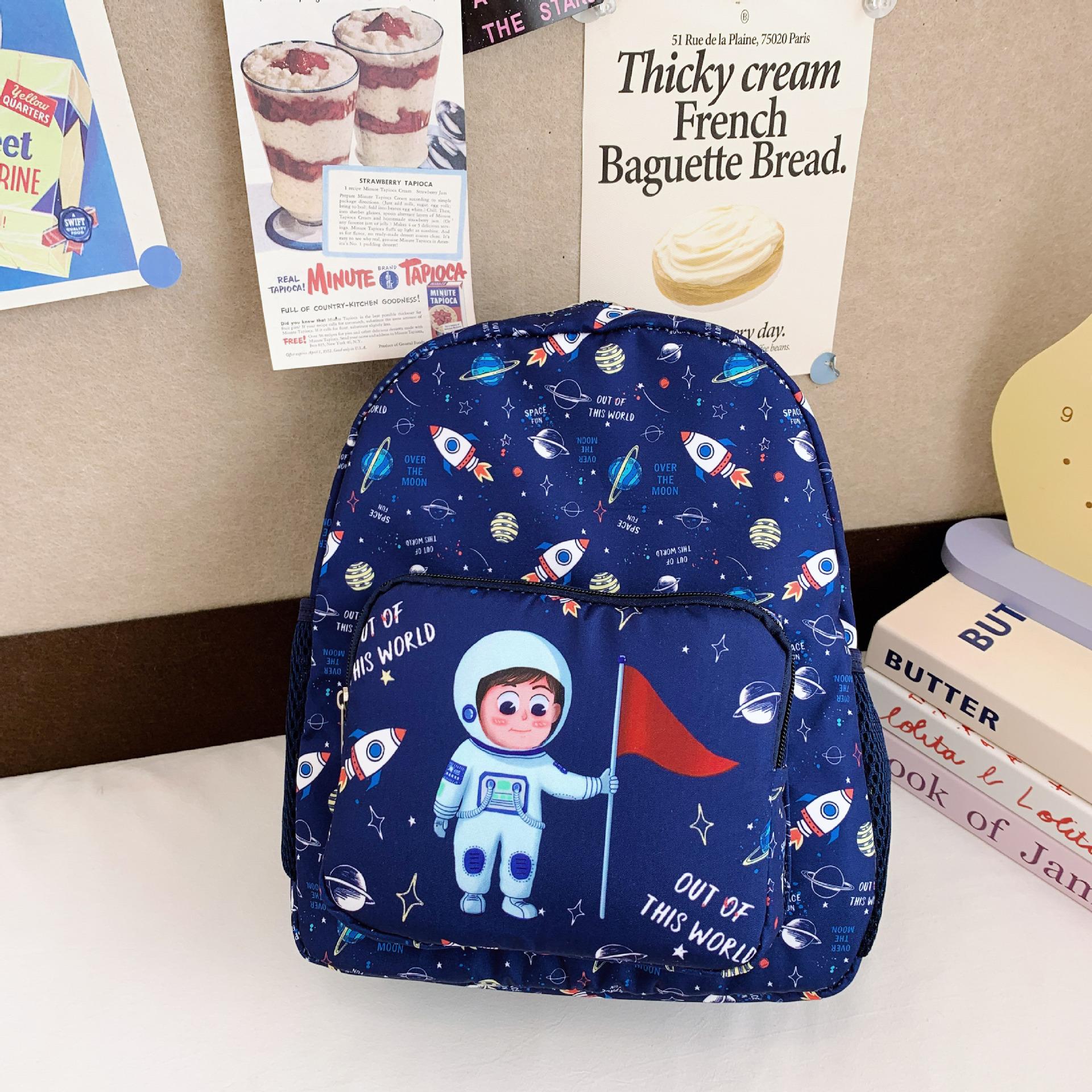 

Cartoon Baby Backpack, Foreign Style Printing, Large Capacity, Primary School School Bag, Children S Backpack Tide