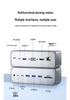 USB4 Type-C Dual HDMI Gigabit Docking Station for Laptops: Multifunctional Desktop Hub Extender.