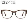 Premium Square Cat-Eye Shaped Presbyopia Eyeglasses Stylish Clear Glasses TR90 Big Frame Anti Blue Light Diopter Eyeglass Leesbrillen
