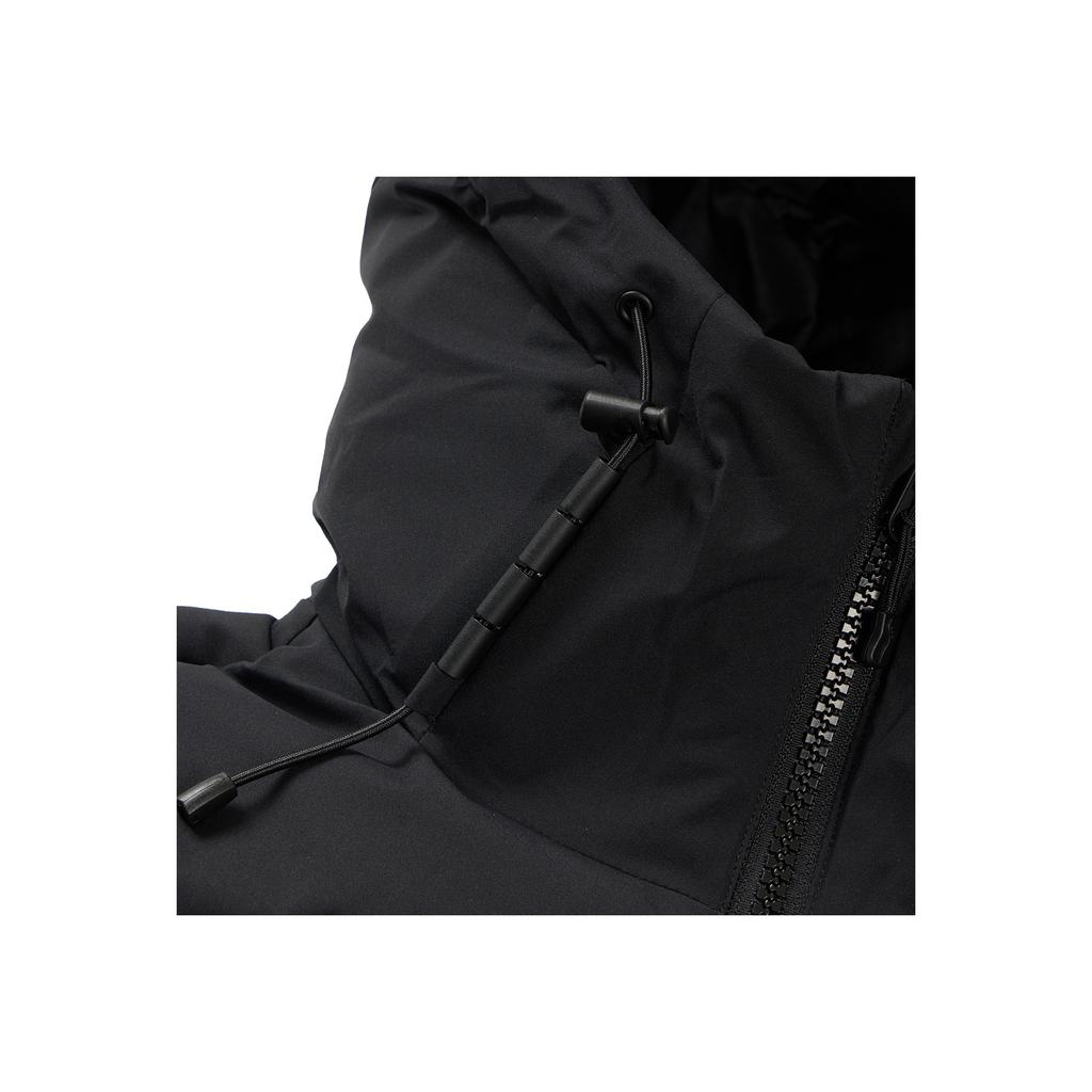 SAUCONY Sports Lifestyle Series Woven Mid-Length Long Sleeve Down Jacket Women Jackets Black SC1240185AL-BK01