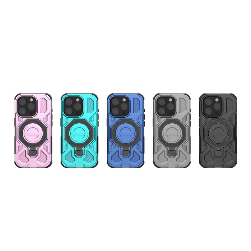 Magnetic Armor Case For iphone 15 Pro Cases apple iphone 15 Pro iphone 15 Pro Max Cover Magsafe Wireless Charging Phone Cover
